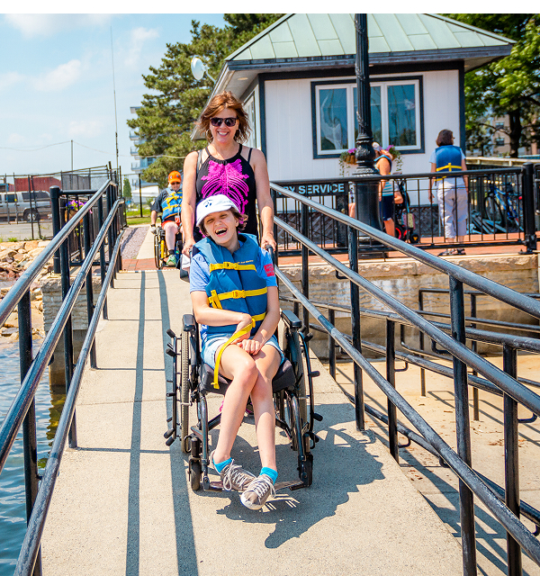 Accessible dock and grounds
